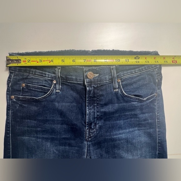 Mother double fray Charmer crop jeans 27 ultra soft and stretch. - Picture 8 of 12